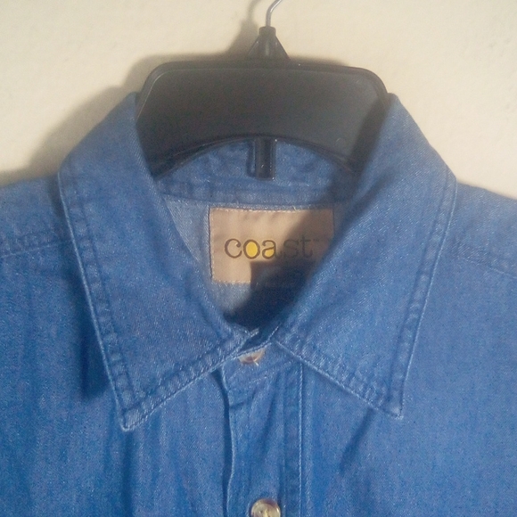 Coast Denim Chambray Trucker Shirt Road King - Picture 5 of 16